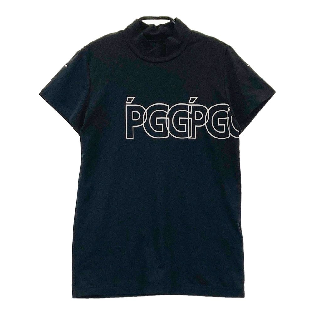 サイズ：0 PGG PEARLY GATES パーリーゲイツ 2024年モデル モックネック 半袖Tシャツ ネイビー系 [240101602349] ゴルフウェア レディース ストスト