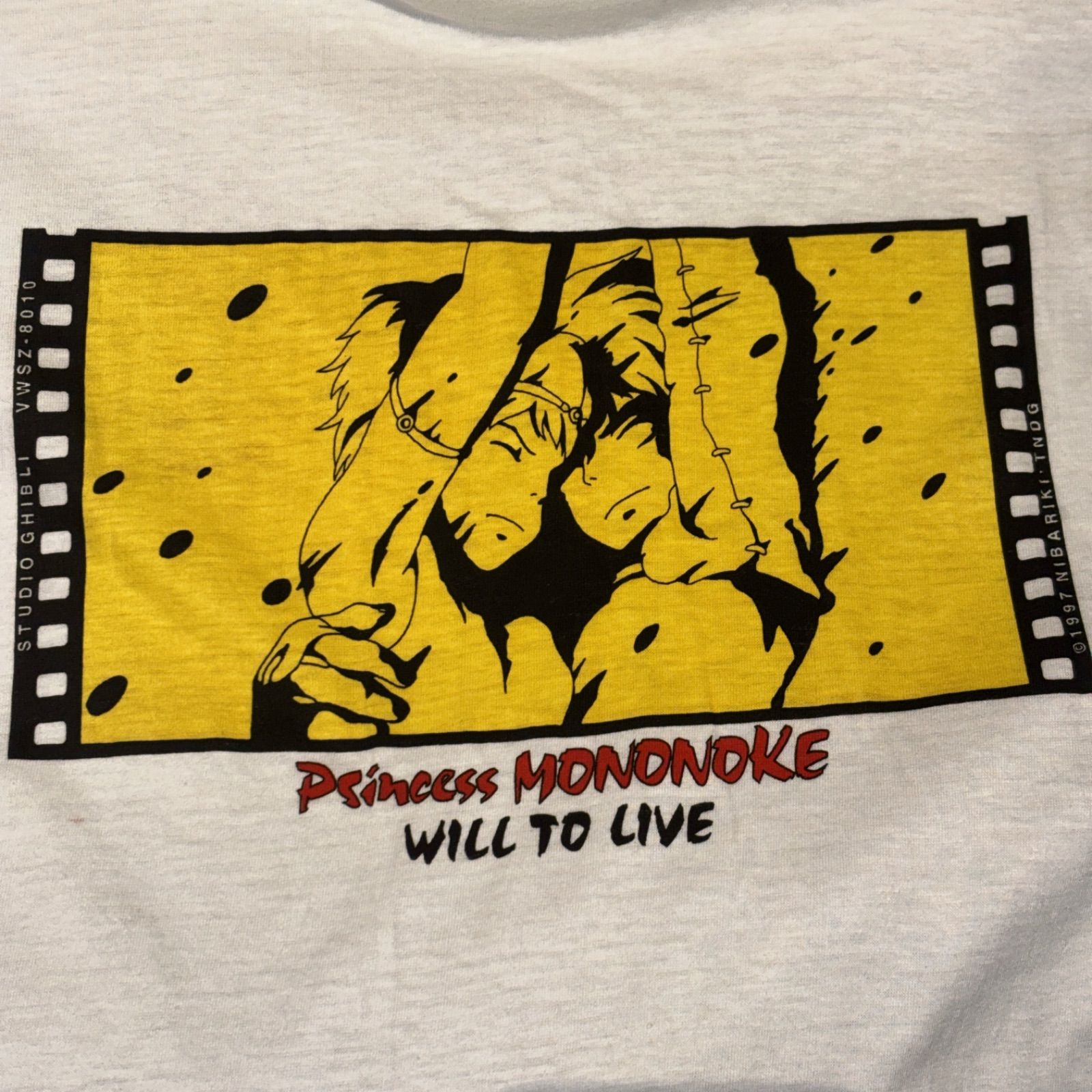 激レア】もののけ姫 Tシャツ 1997年 当時物 ジブリ オフィシャル