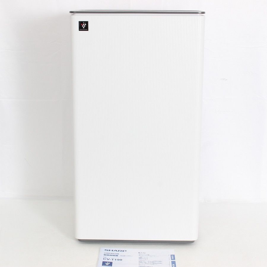 【美品】シャープ CV-T190-W ホワイト 衣類乾燥除湿機 4.5L プラズマクラスター SHARP 本体
