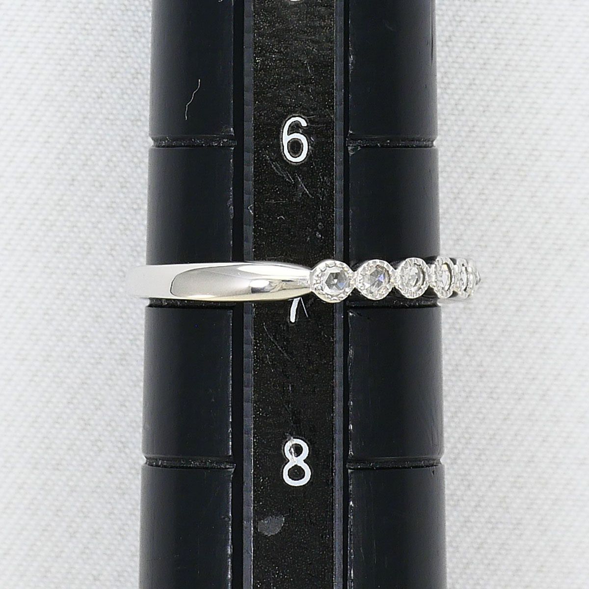 K18WG リング・指輪 7号 ダイヤモンド 0.16ct 総重量約1.5g - メルカリ
