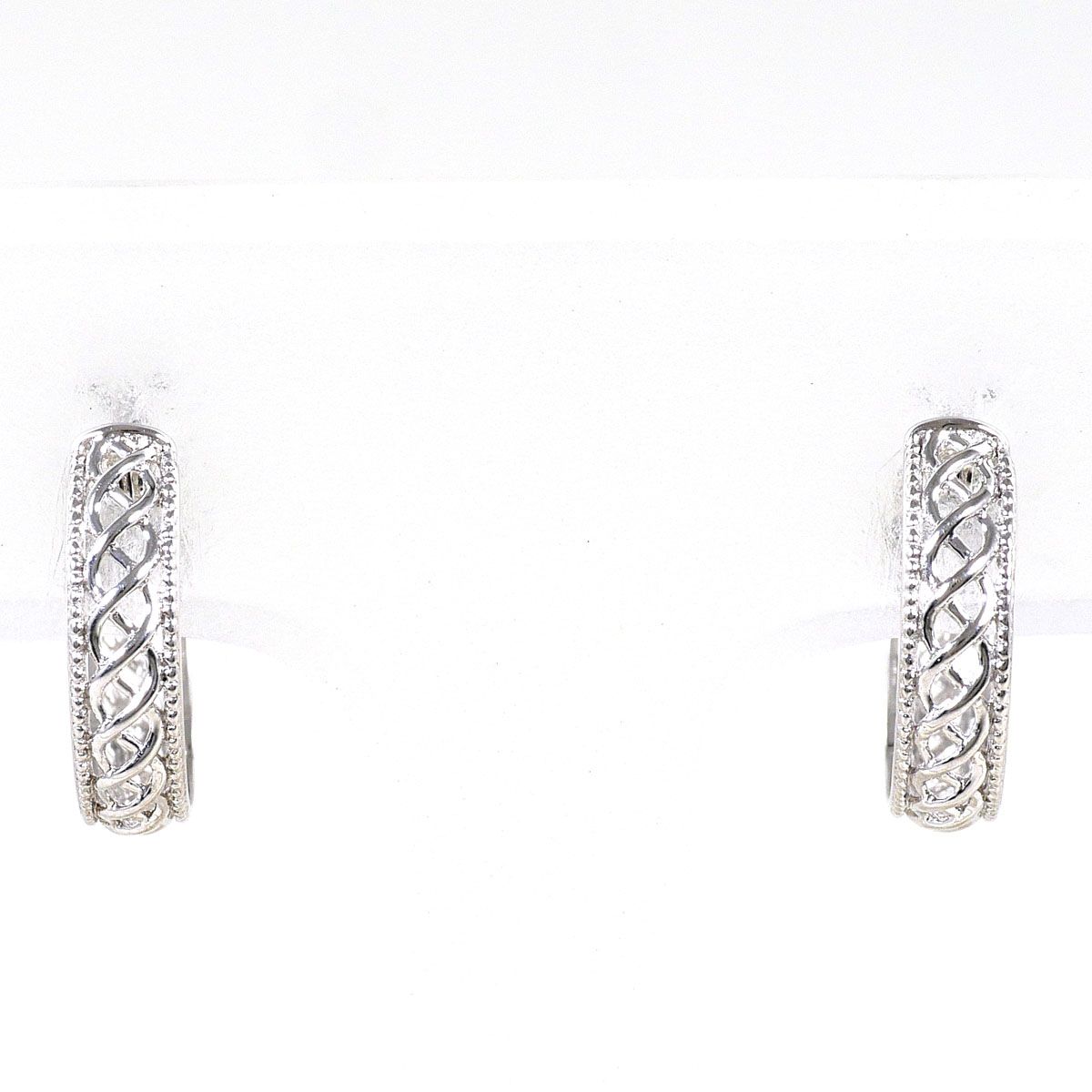 K10WG ピアス 総重量約0.7g