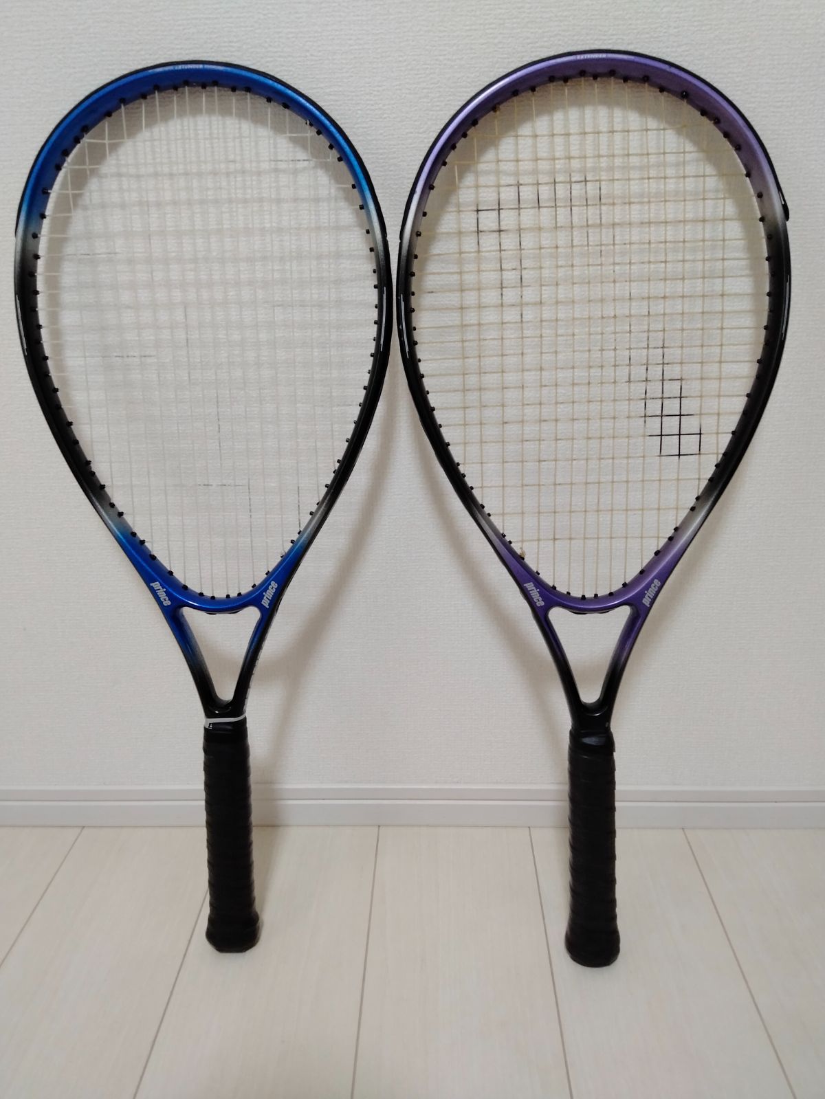 【良品 2本セット】PRINCE GRAPHITE EXTENDER プリンス グラファイトエクステンダー 硬式テニスラケット デカラケ 新品グリップテープ付き