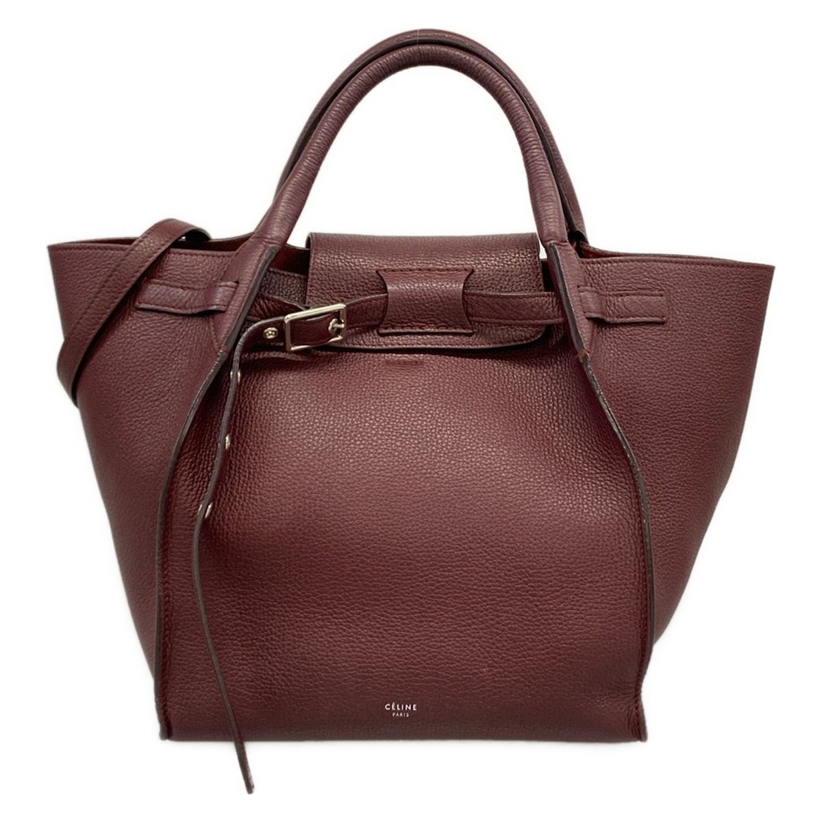 CELINE(セリーヌ) ショルダーバッグ ビッグバッグスモールウィズロングストラップ ボルドー 2way レザー