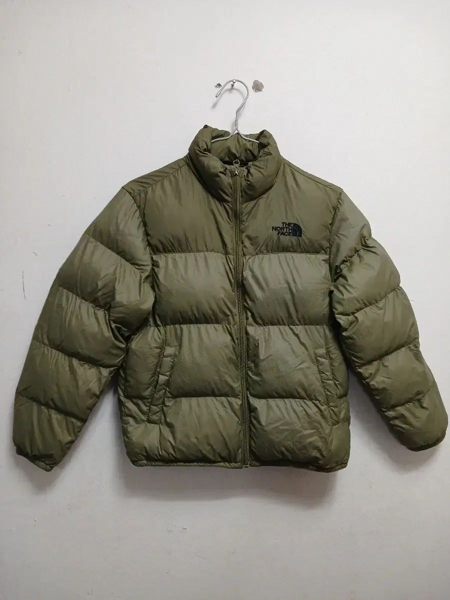 (人気굿)THE NORTH FACE ザノースフェイス キッズ ヌプシ ダウン アウター オリーブ サイズ 150