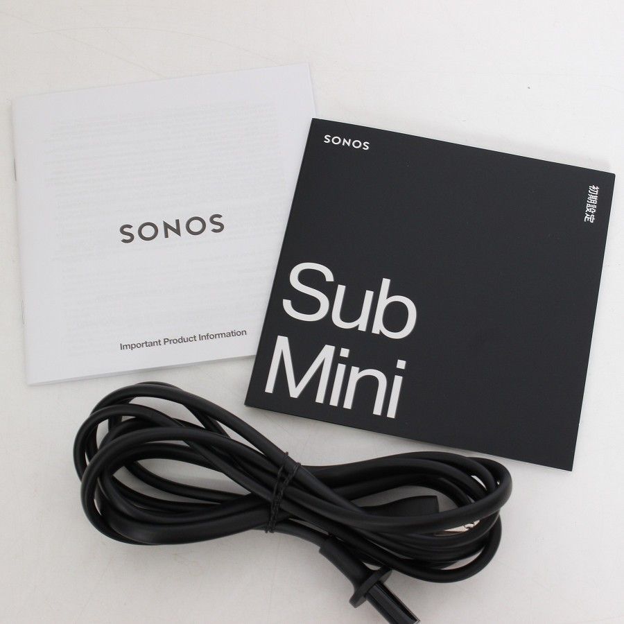 Sonos Sub Mini SUBM1JP1BLK ブラック ワイヤレスサブウーファー