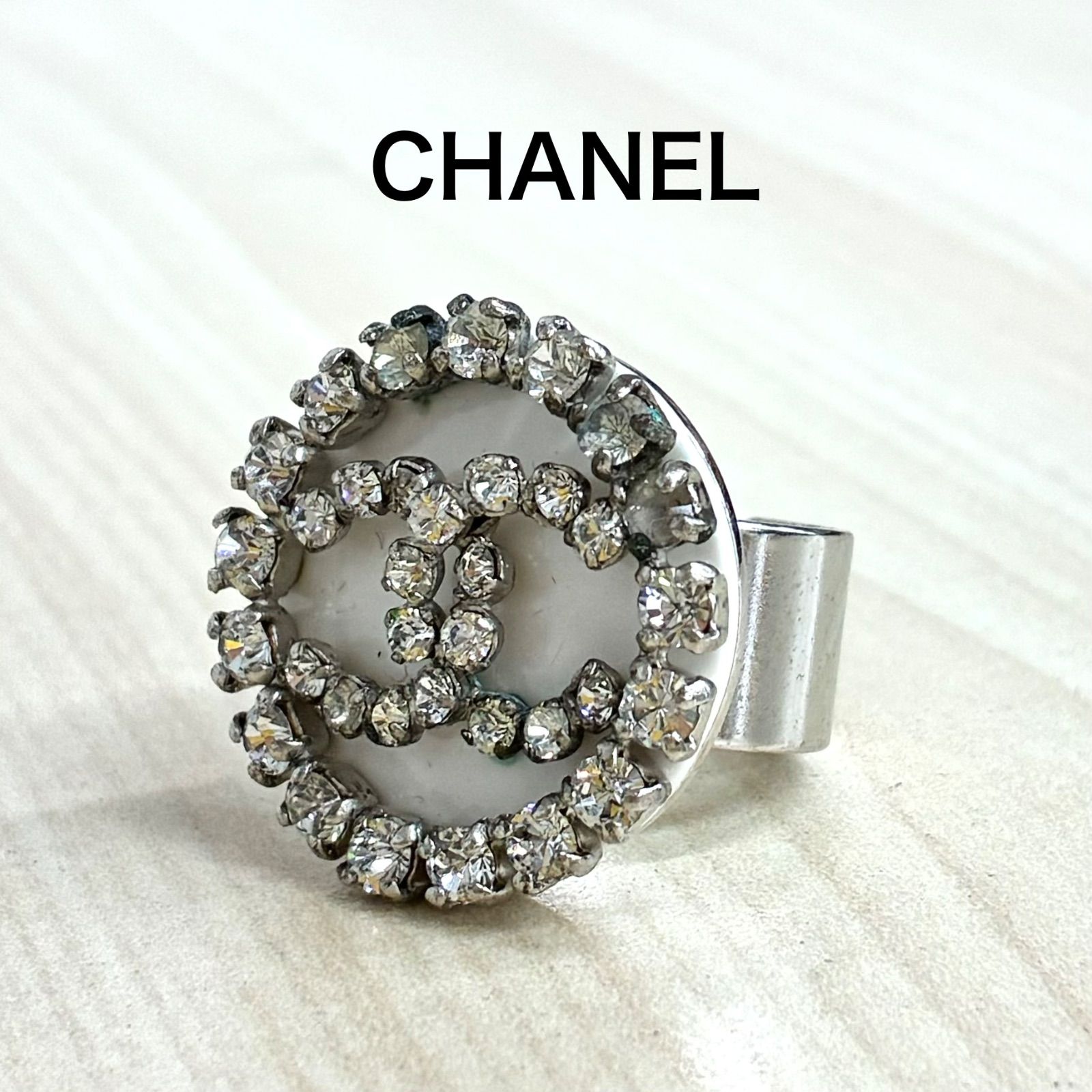 【シャネル CHANEL】ココマークヴィンテージリング 12号 シルバー ⭐︎