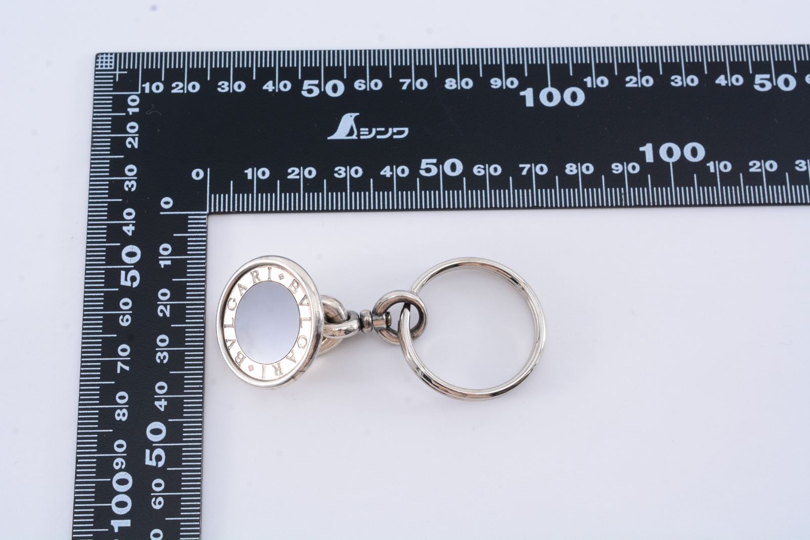 BVLGARI ブルガリ キーリング オニキス SV925 シルバー 銀 ブラック 黒