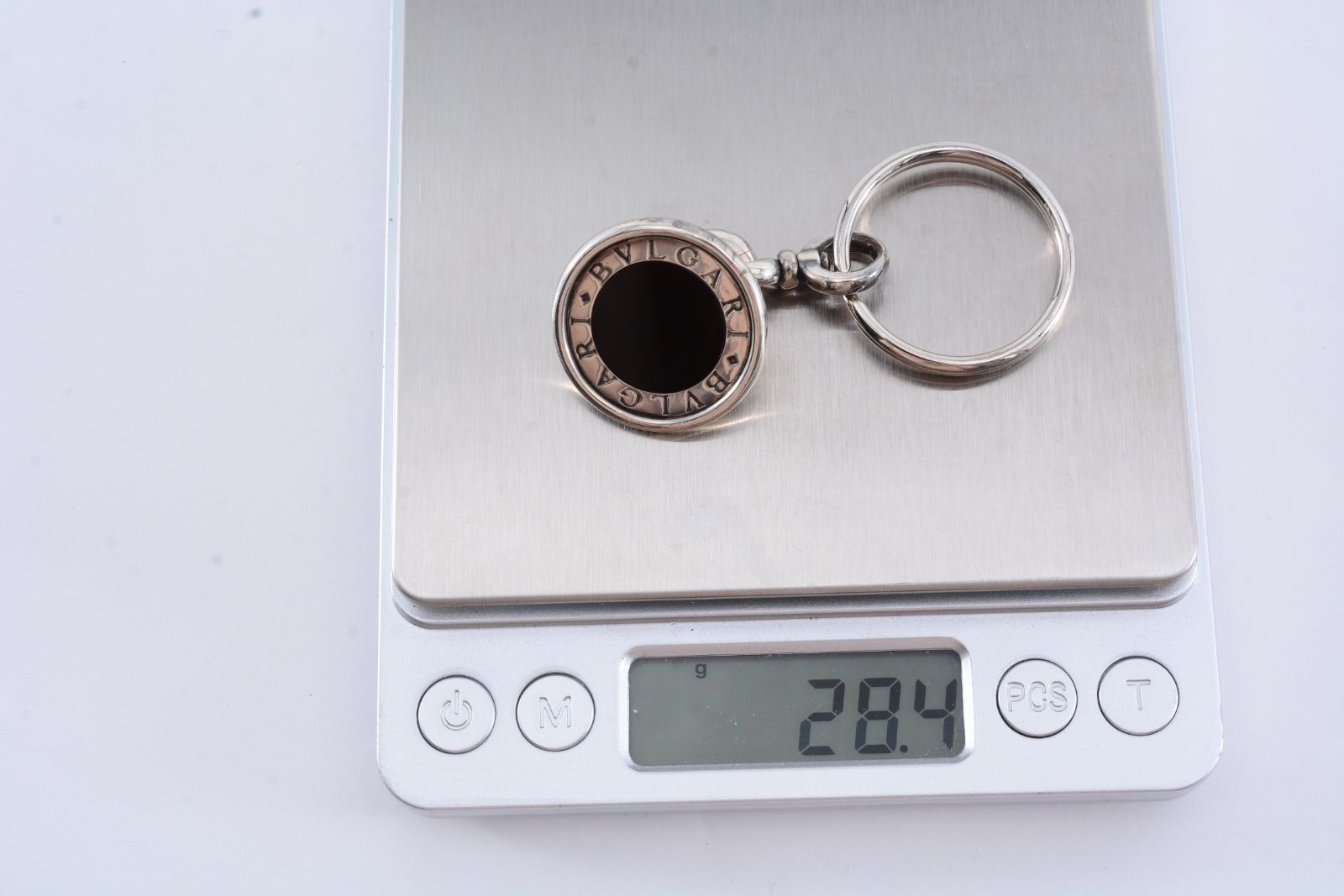 BVLGARI ブルガリ キーリング オニキス SV925 シルバー 銀 ブラック 黒