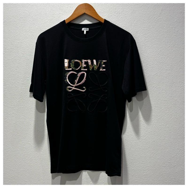 LOEWE　ﾋﾞｯｸﾛｺﾞTｼｬﾂ 黒