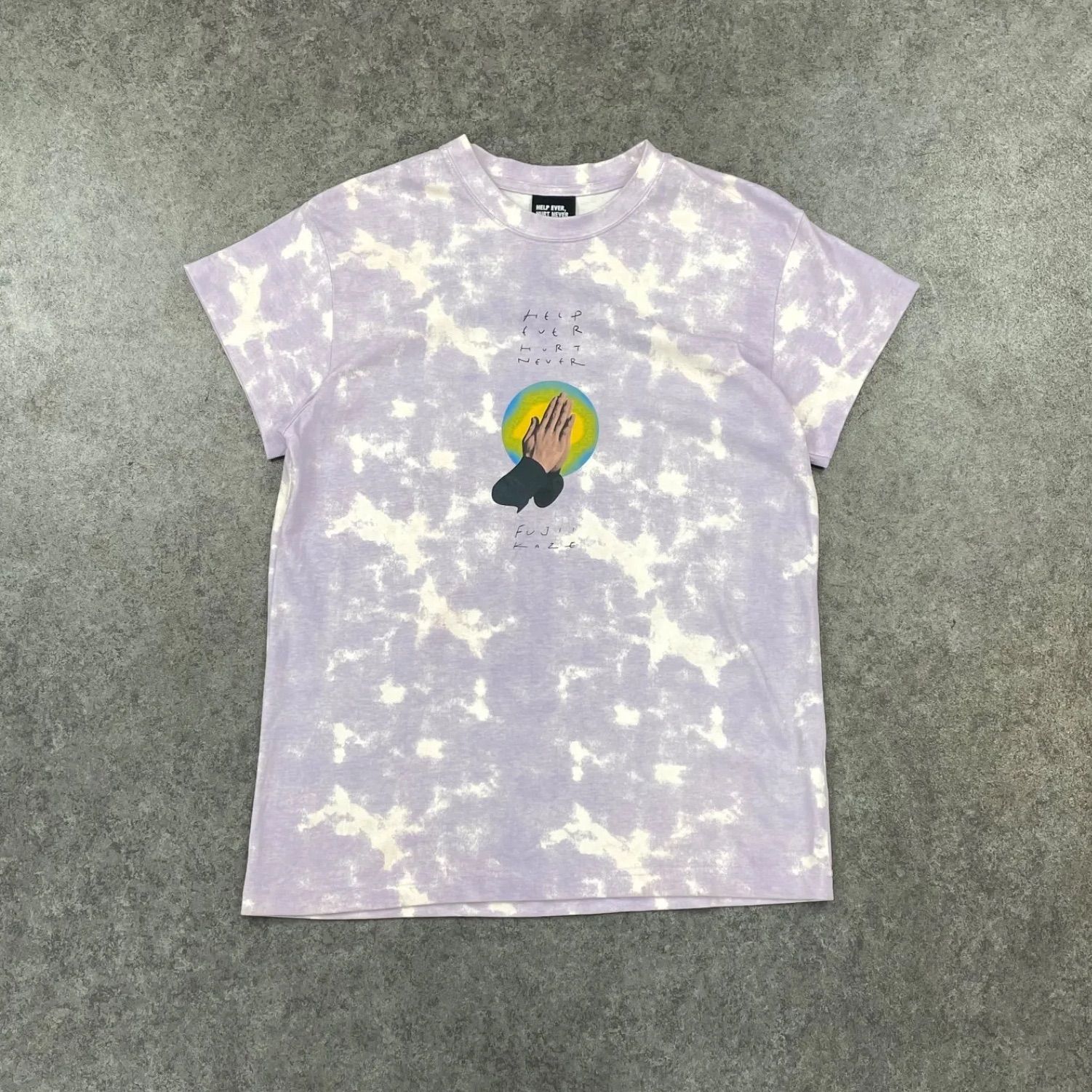 藤井風 Prayer HELP EVER HURT NEVER Tシャツ お祈り グラフィック