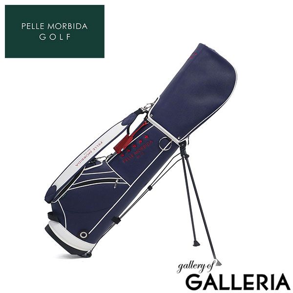 ペッレモルビダ キャディバッグ ゴルフ スタンド メンズ レディース PELLE MORBIDA GOLF おしゃれ ブランド 5分割 9型 キャディーバッグ スタンドキャディバッグ PG101 TRICOLORE