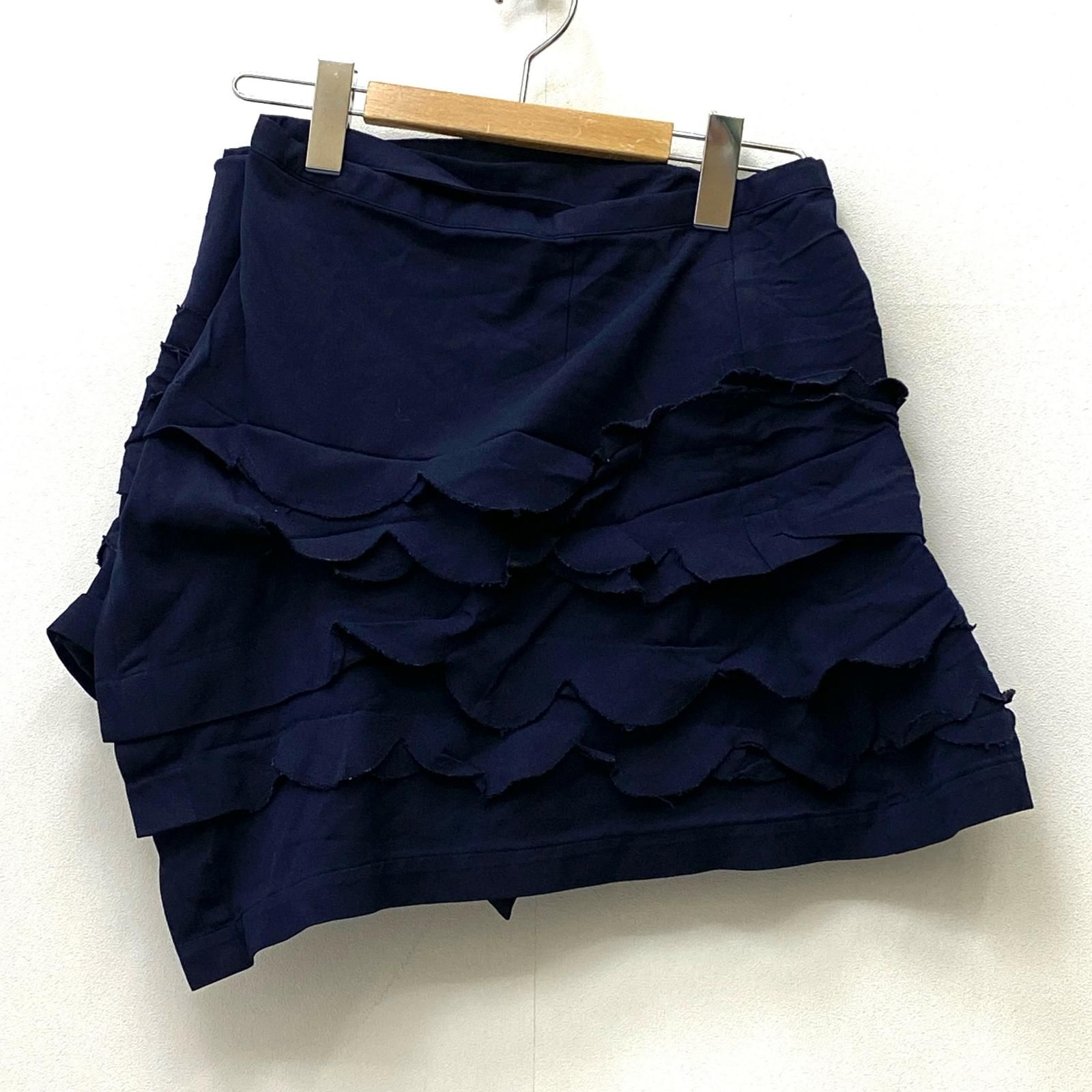 【加古川店】 中古 COMME des GARCONS | コムデギャルソン スカート 巻きスカート RO-S009 ネイビー サイズ：M 【111】