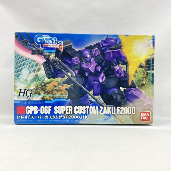 【中古】ｶﾞﾝﾀﾞﾑ）バンダイ 1/144 HG GPB-06F スーパーカスタムザクF2000 開封品 模型戦士ガンプラビルダーズビギニングG[97][240097246251]