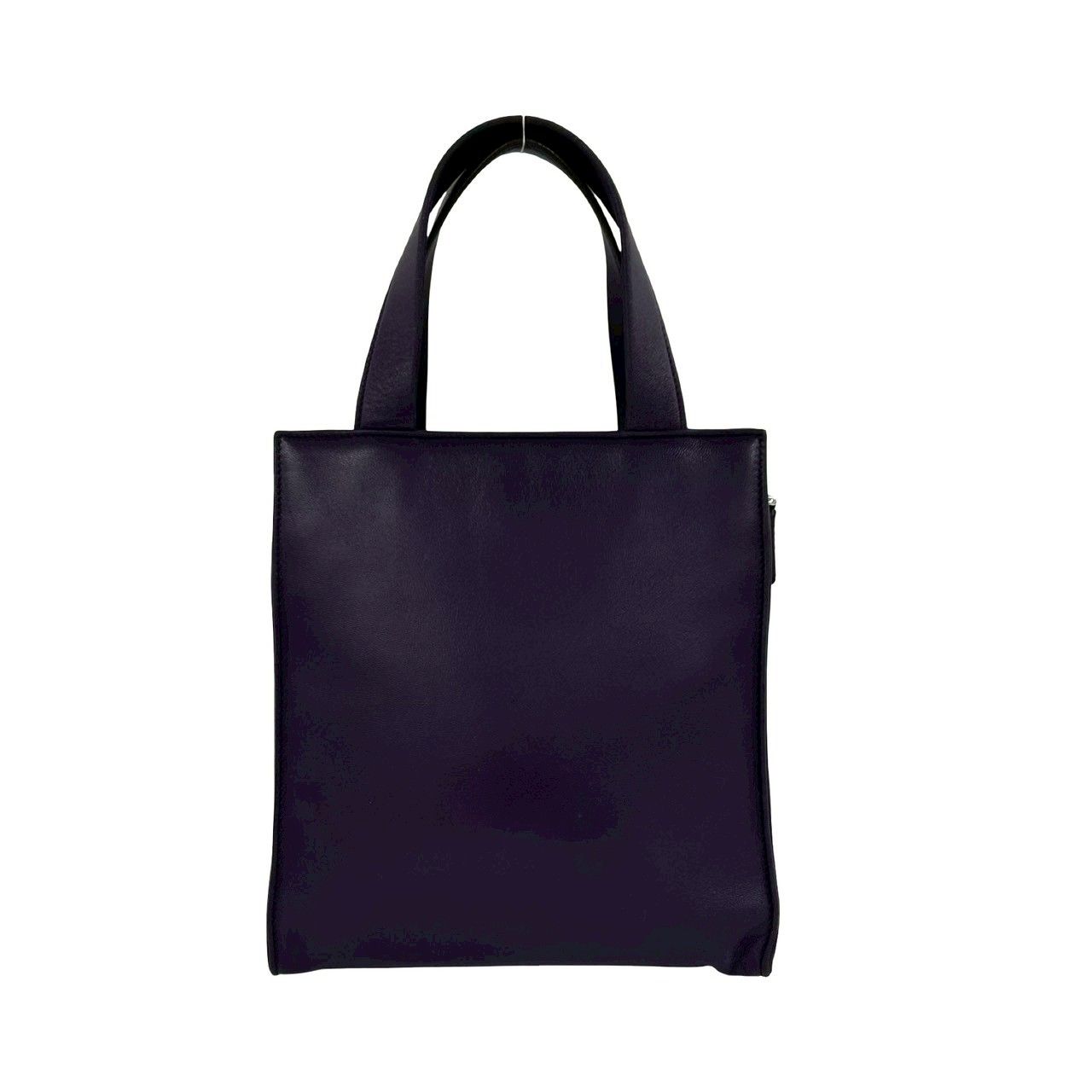 極 美品 PRADA プラダ 三角ロゴ 金具 ナッパ レザー 本革 2way