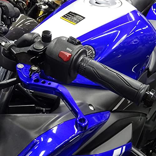 Y11m2ALL黒マット ヤマハ ブレーキ クラッチレバー 6段階調整 ショート YZF-R25 YZF-R3 MT-25 MT-03 等に適合ts 0af9102e