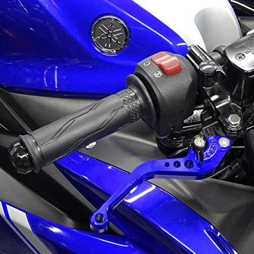 Y11m2ALL黒マット ヤマハ ブレーキ クラッチレバー 6段階調整 ショート YZF-R25 YZF-R3 MT-25 MT-03 等に適合ts 0af9102e