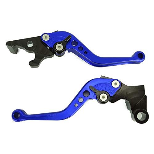 Y114青 ヤマハ ブレーキ クラッチレバー 6段階調整 ショート YZF-R25 YZF-R3 MT-25 MT-03 等に適合ts ec1af6d7 Y114青 ヤマハ ブレーキ クラッチレバー 6段階調整 ショート YZF-R25 YZF-R3 MT-25 MT-03 等に適合ts ec1af6d7