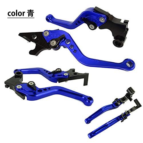 Y114青 ヤマハ ブレーキ クラッチレバー 6段階調整 ショート YZF-R25 YZF-R3 MT-25 MT-03 等に適合ts ec1af6d7 Y114青 ヤマハ ブレーキ クラッチレバー 6段階調整 ショート YZF-R25 YZF-R3 MT-25 MT-03 等に適合ts ec1af6d7