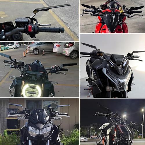 アップグレードされた拡大されたバイクミラー 調整可能 回転 バックミラー ステルス ウイング サイドミラー 左右セット 耐久性 凸面鏡 適しています対応車種 1290 Super Duke R Evo ABS Z1000 Z650 Z900 ac339622 アップグレードされた拡大されたバイクミラー 調整可能 回転 バックミラー ステルス ウイング サイドミラー 左右セット 耐久性 凸面鏡 適しています対応車種 1290 Super Duke R Evo ABS Z1000 Z650 Z900 ac339622