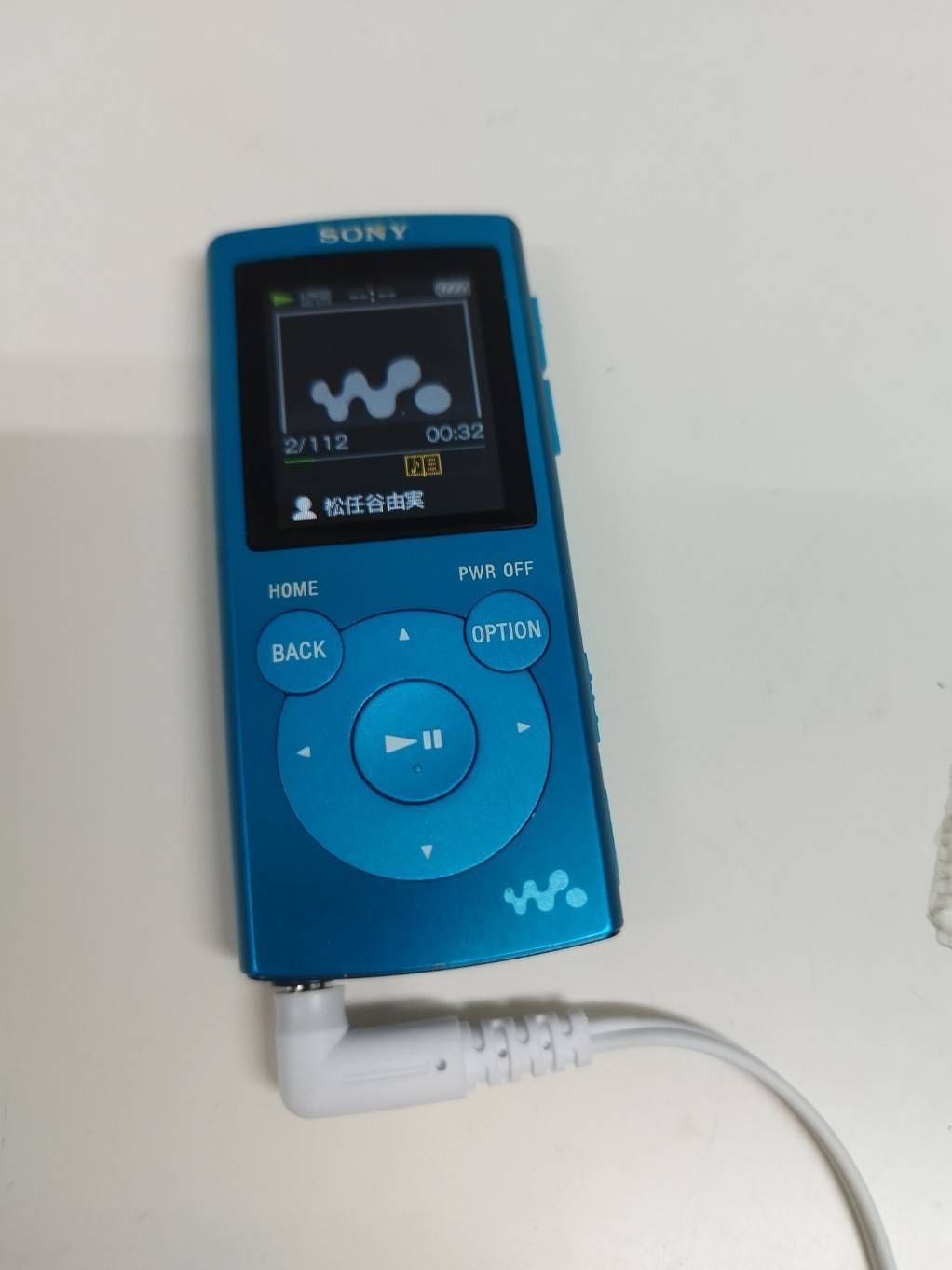 良品】SONY ウォークマン NW-E062/2GB/ブルー - メルカリ