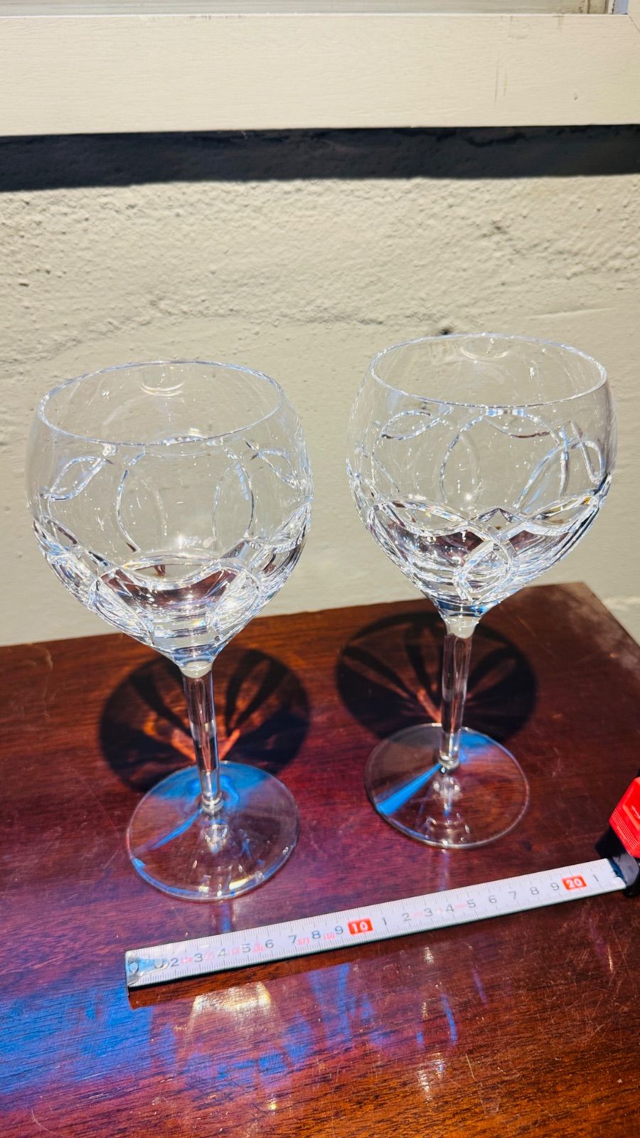 Waterford Crystal クリスタル ワイングラス 2脚セット ペア Ireland 高級クリスタル
