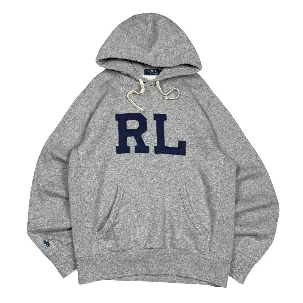 ポロラルフローレン RL グレー フードTシャツ