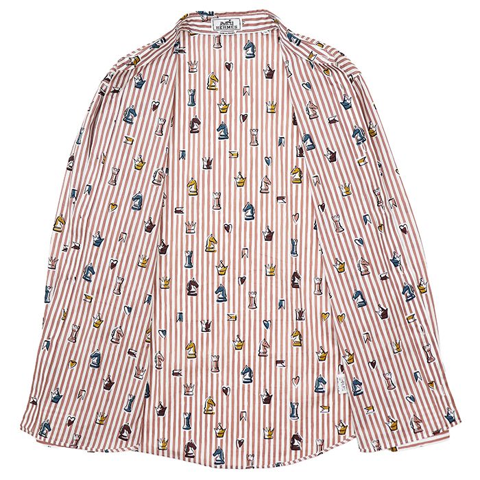 美品】HERMES エルメス シャツ サイズ 15 3/4/40 メンズ Playground