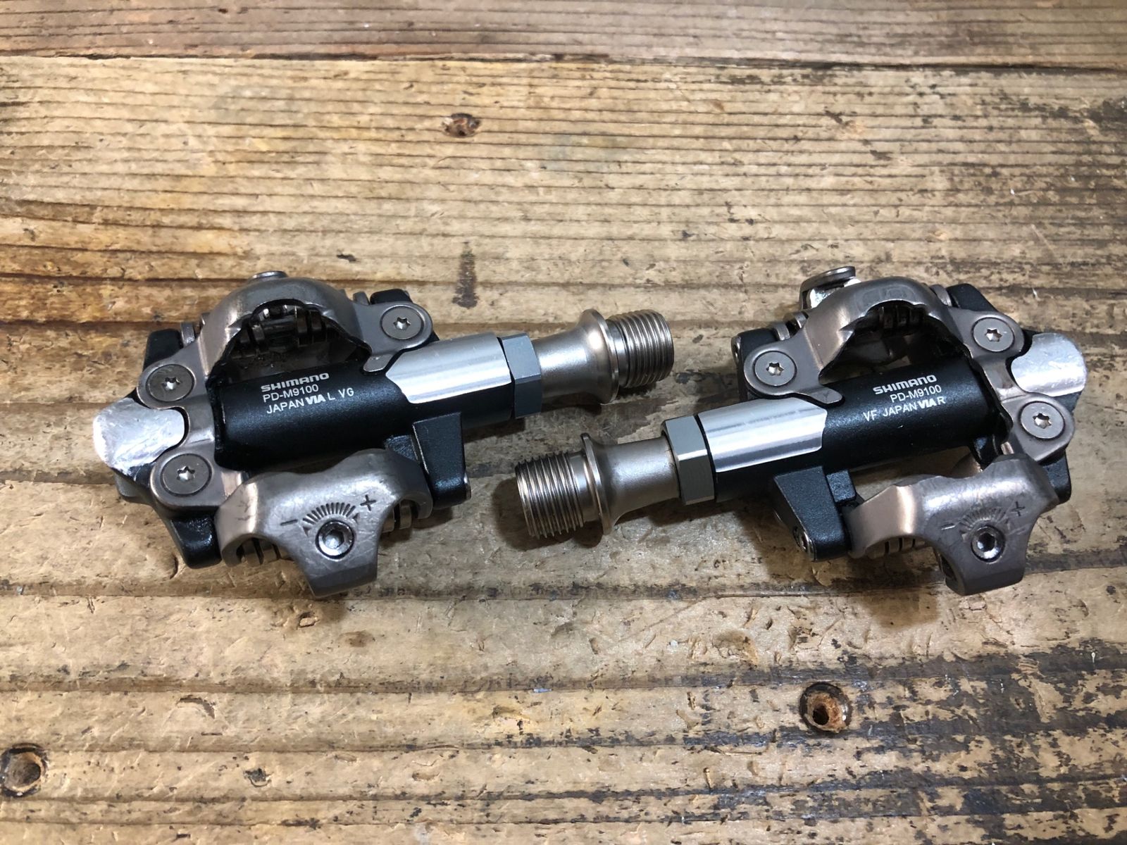 KG732 シマノ SHIMANO XTR PD-M9100 ビンディングペダル SPD - メルカリ