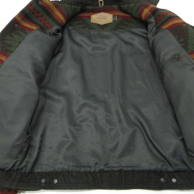 【三重本店】 中古 WOOLRICH | ウールリッチ ジャケット ネイティブ柄 ブラウン系 サイズ：M 【93】