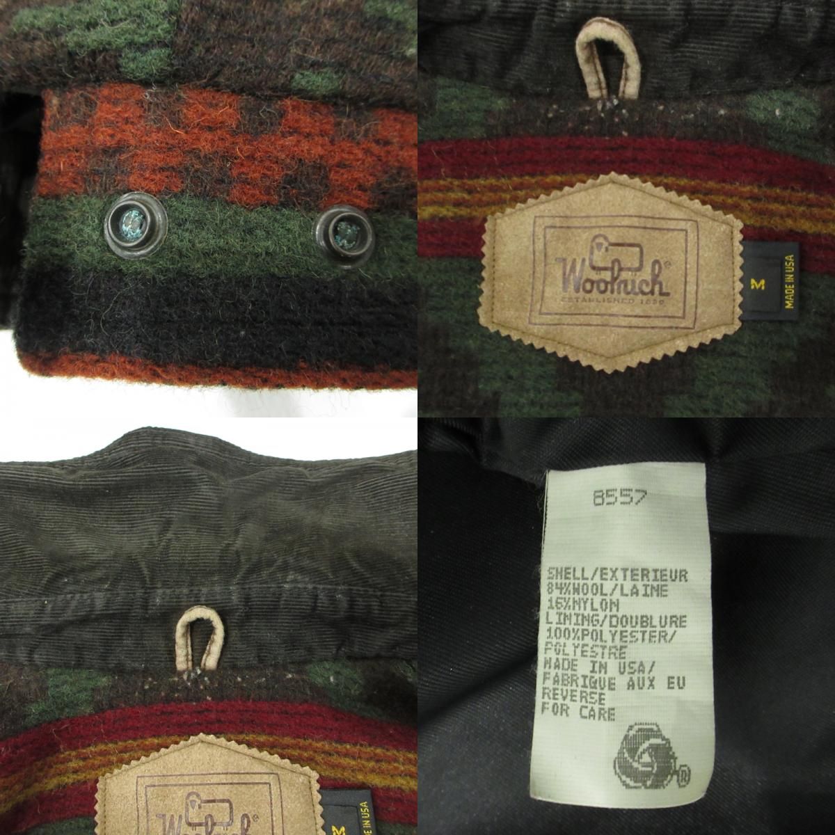 【三重本店】 中古 WOOLRICH | ウールリッチ ジャケット ネイティブ柄 ブラウン系 サイズ：M 【93】