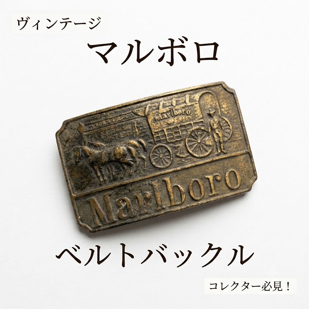 【希少】Marlboro マルボロ ベルトバックル ヴィンテージ 当時物