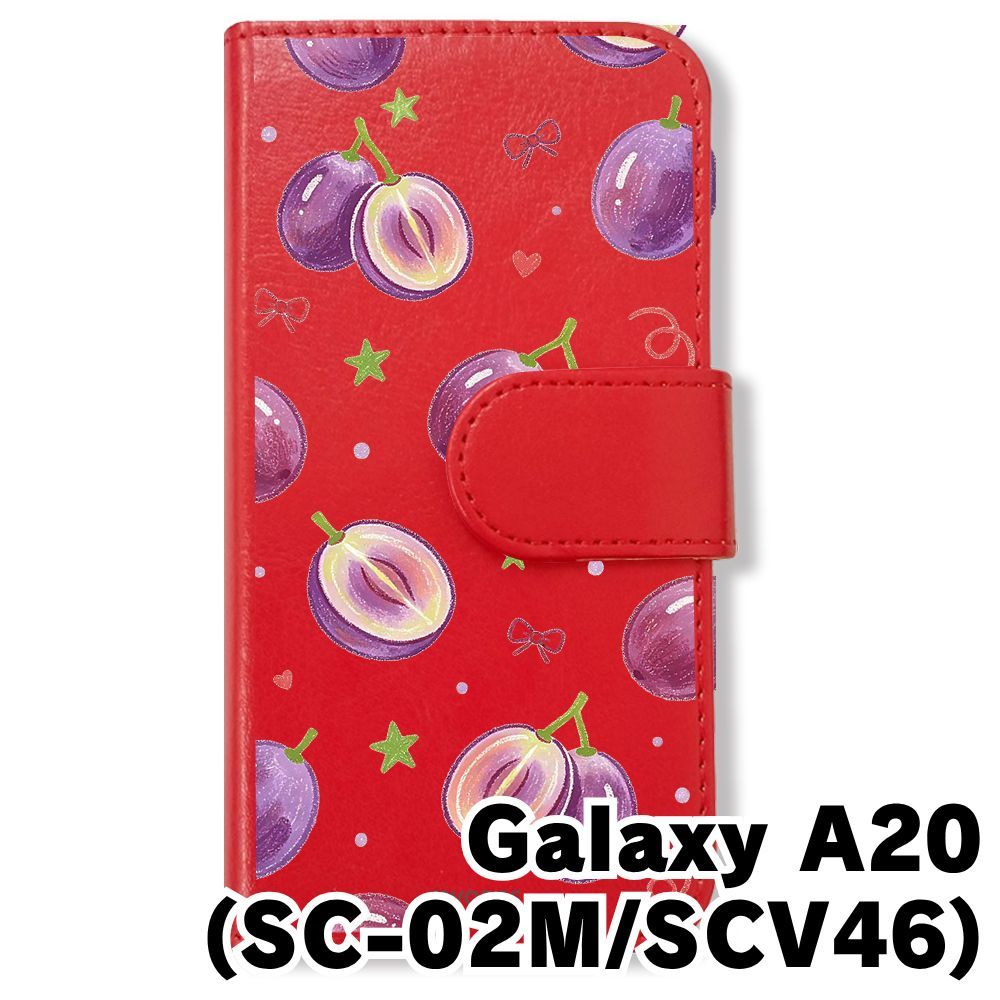 新品未使用】 SC-02M/SCV46/Galaxy A20 手帳型スマホ ケース (色 