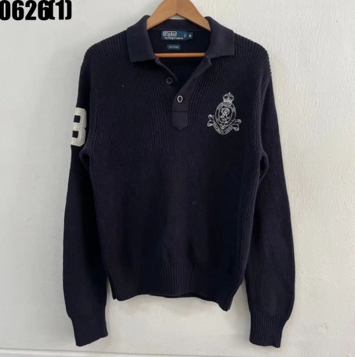ポロラルフローレン ニット カラ 長袖 M