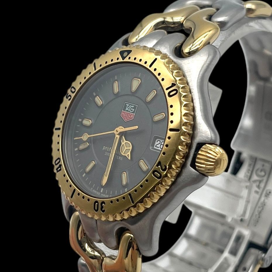 新品電池 稼働品 TAG HEUER タグホイヤー メンズ腕時計 S/el WG1220-K0