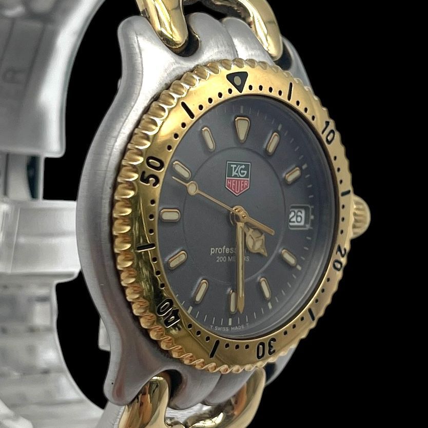新品電池 稼働品 TAG HEUER タグホイヤー メンズ腕時計 S/el WG1220-K0