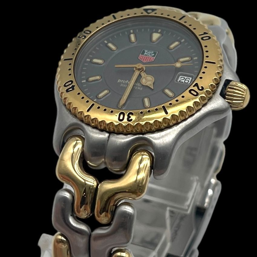 新品電池 稼働品 TAG HEUER タグホイヤー メンズ腕時計 S/el WG1220-K0