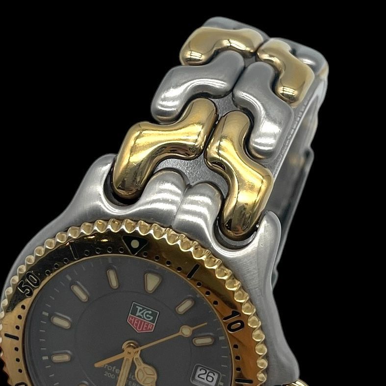 新品電池 稼働品 TAG HEUER タグホイヤー メンズ腕時計 S/el WG1220-K0