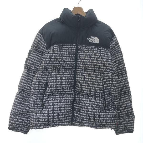 【中古】SUPREME × THE NORTH FACE Studded Nuptse Jacket M ND42100I ブラック シュプリーム ザ ノースフェイス[10]