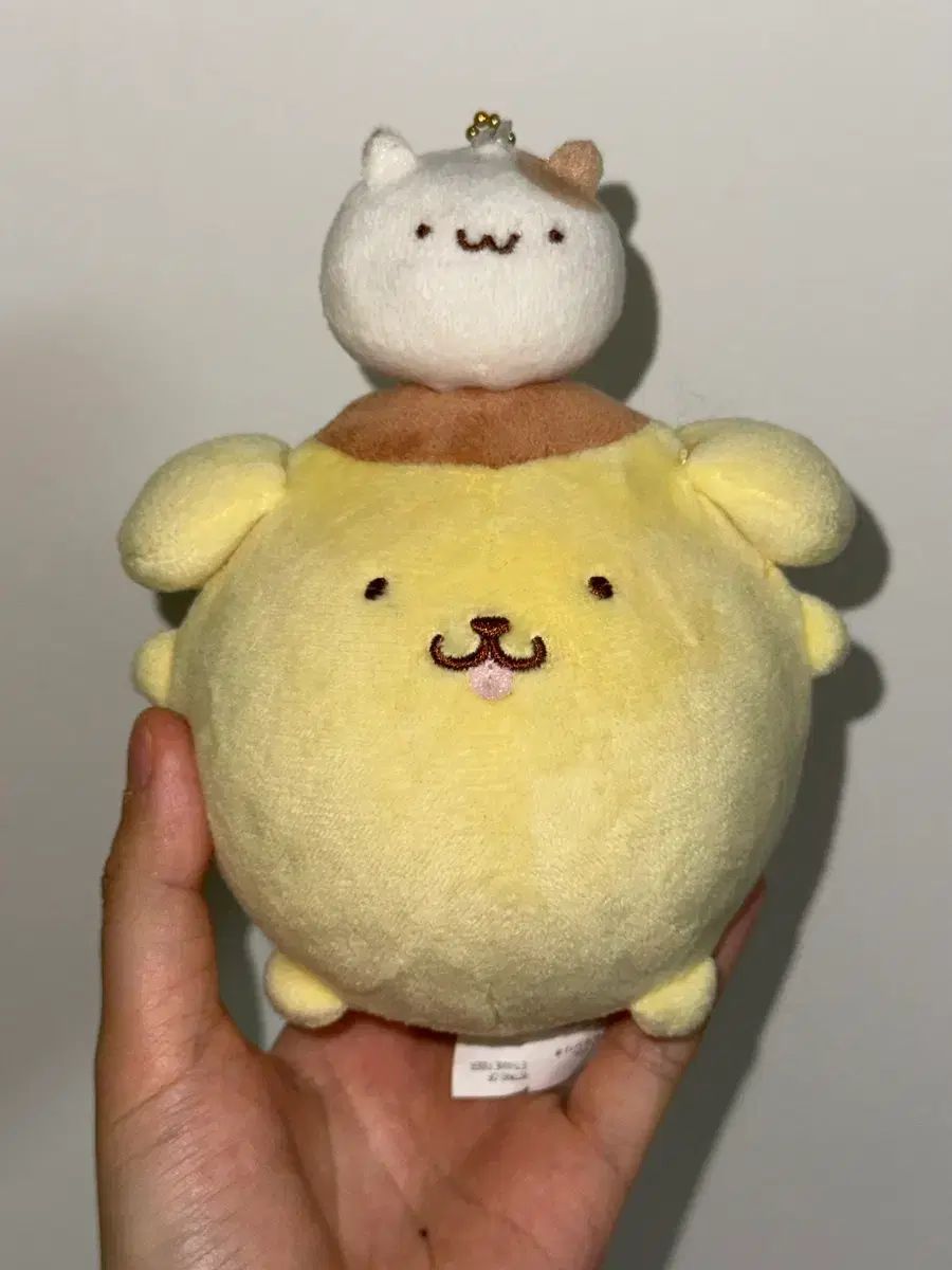 マンマル ポムポムプリン ぬいぐるみ キーホルダー