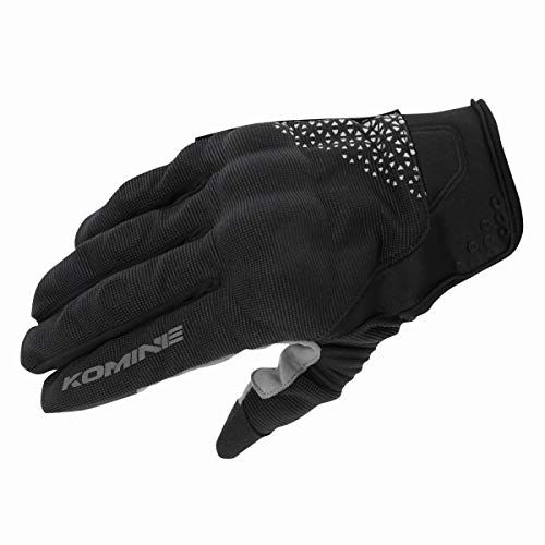 コミネ(KOMINE) バイク用 グローブ プロテクトメッシュグローブ-ブレイブ Black/Delta Gre M GK-183 1049 春夏秋向け メッシュ素材as 9e6e4eb6