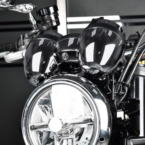 Z900RS/CAFE/SE 2018-2025対応 メーターロアカバー アンダーカバー タコメーター装飾カバー ビンテージスタイル シュラウド 外装アクセサリー カスタムパーツ (クロムメッキ) [並行輸入品]as 1297b77d