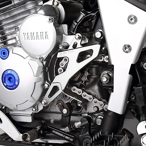 ジータレーシング(ZETA RACING) SEROW250 '05-20, TRICKER '04-18, XT250X '06-17ドライブカバー チタンカラー 泥噛み低減 高強度アルミ合金 ドレスアップ ダートフリーク Dirtfrea 599c01f5