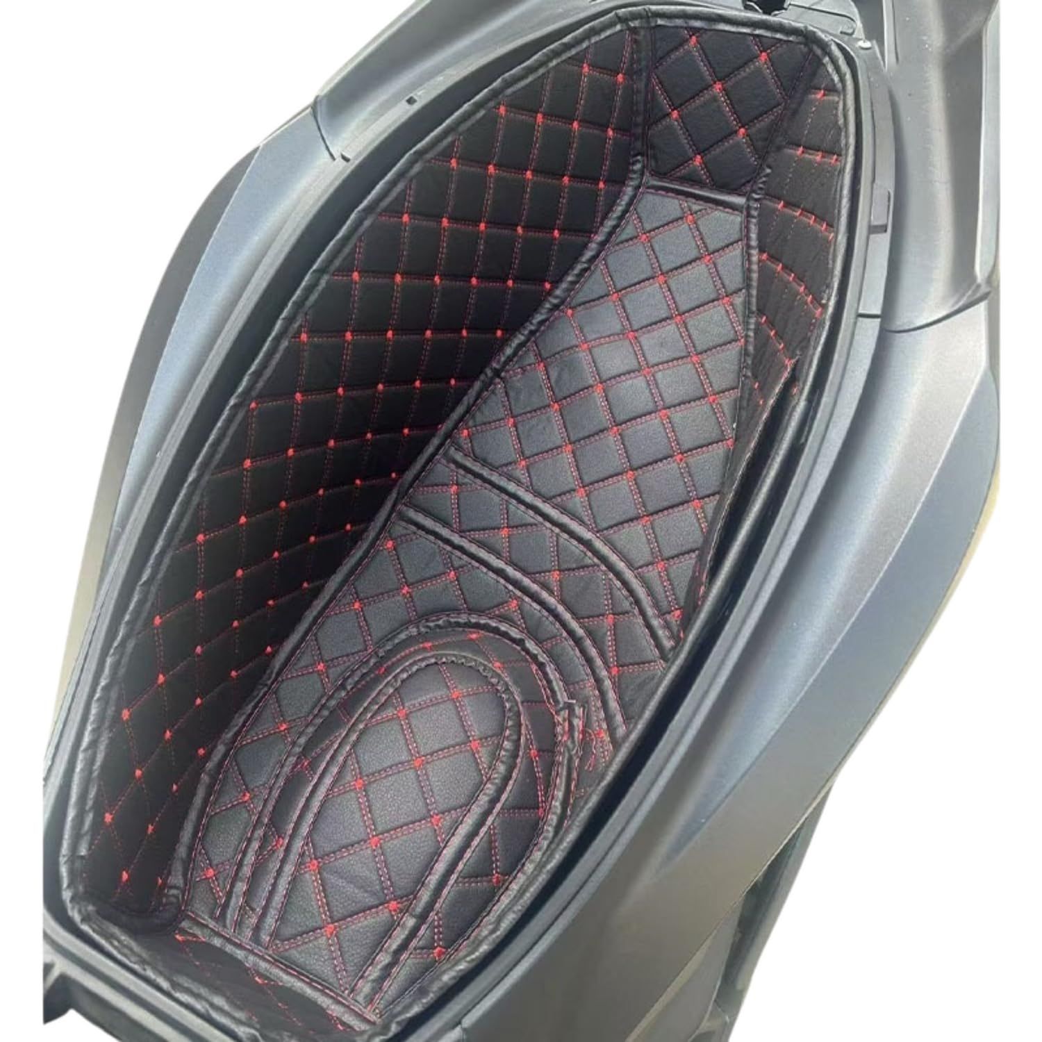 PCX160/ADV160 専用 メットインマット バイク収納マット 防水 耐摩耗 防振 クッション性 四季通用 ホンダ アクセサリー (黒×赤)as f2eac707 PCX160/ADV160 専用 メットインマット バイク収納マット 防水 耐摩耗 防振 クッション性 四季通用 ホンダ アクセサリー (黒×赤)as f2eac707