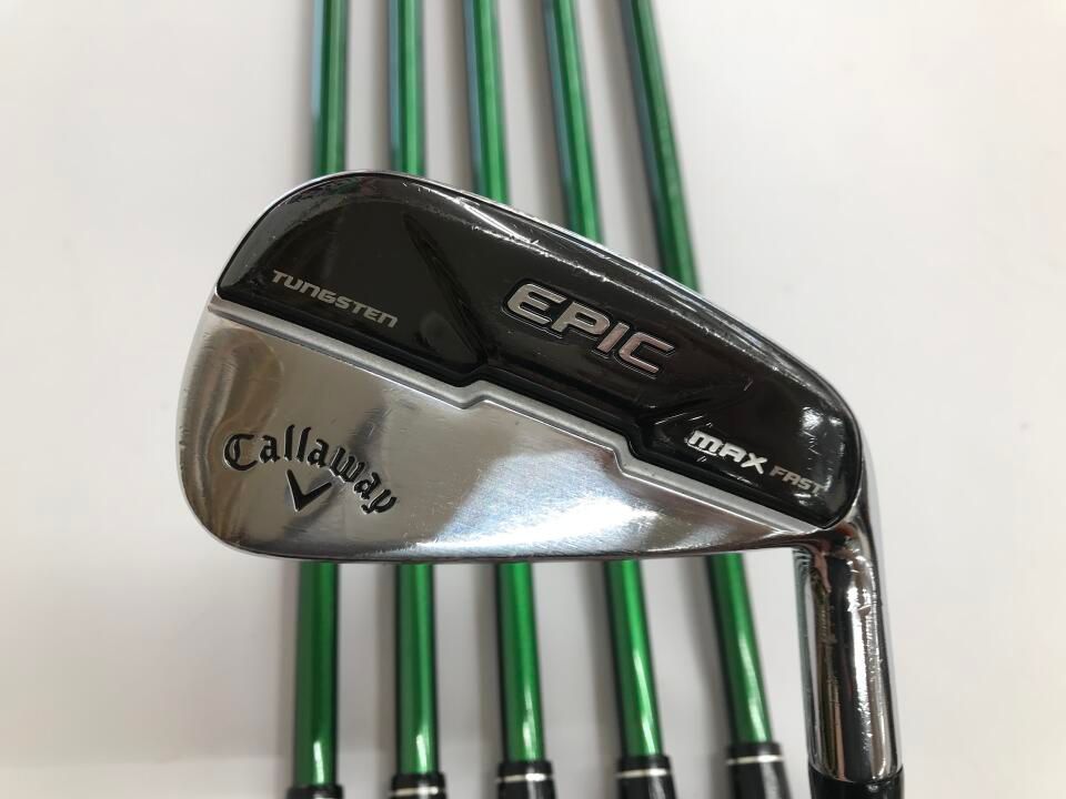 キャロウェイ　EPIC MAX FAST　Speeder EVOLUTION for Callaway　SRフレックス　アイアンセット　中古　ゴルフドゥ！水戸店【最短即日発送】