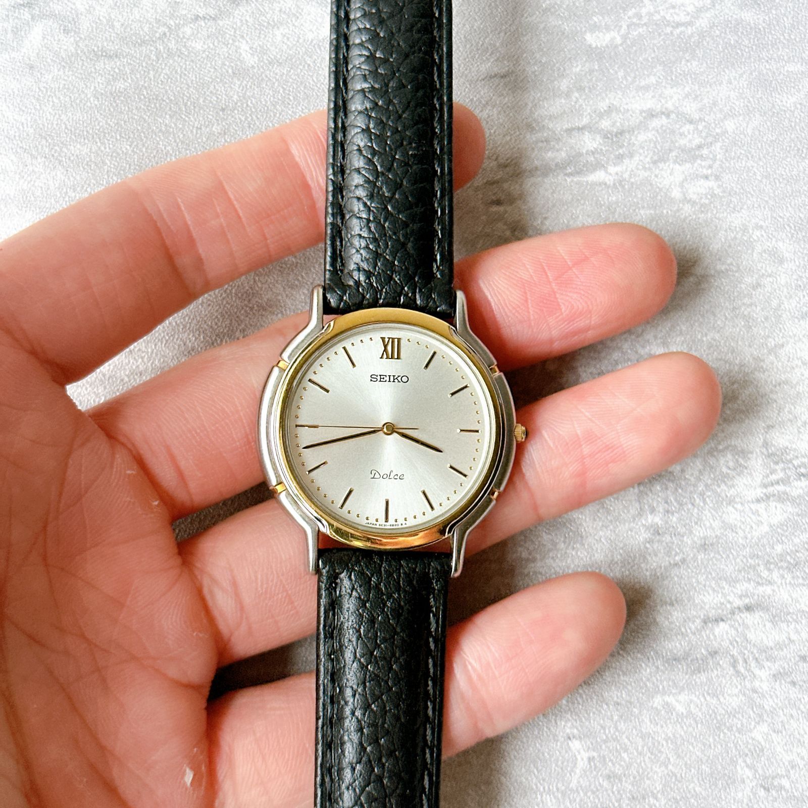 SEIKO セイコードルチェ ローマン文字盤 コンビブレス 上品腕時計 