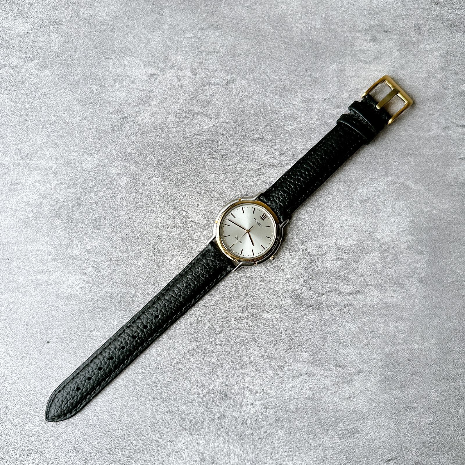 SEIKO DOLCE セイコードルチェ 5E31-6B30 コンビケース シルバー文字盤