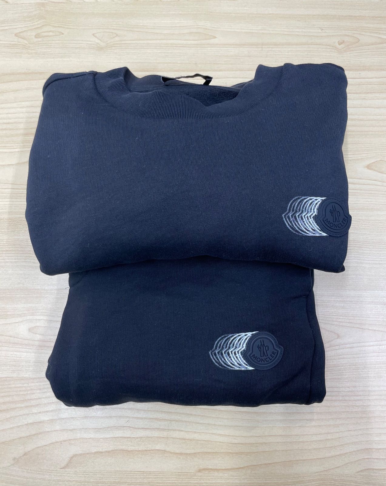 MONCLER モンクレール 立体ロゴワッペン スウェット上下セットアップ S