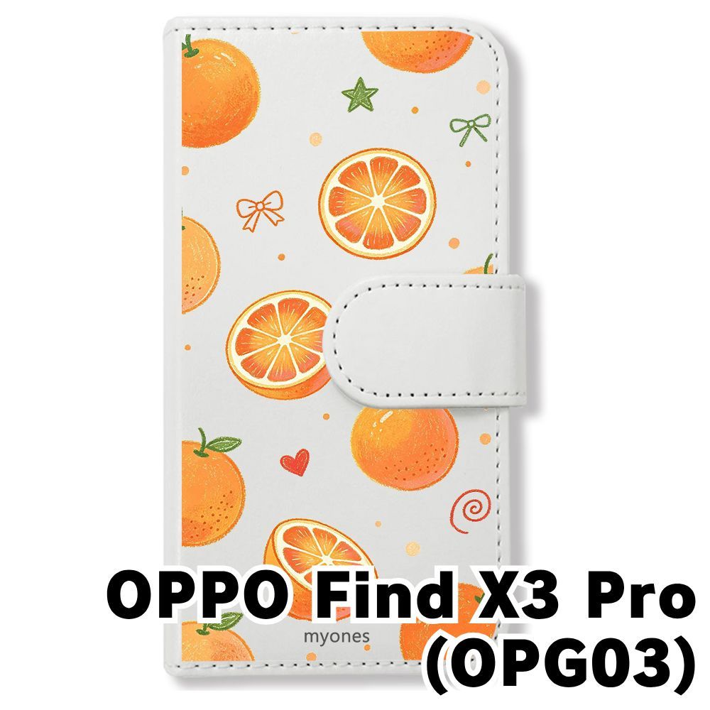 新品未使用】 OPPO Find X3 Pro OPG03 手帳型スマホ ケース (色