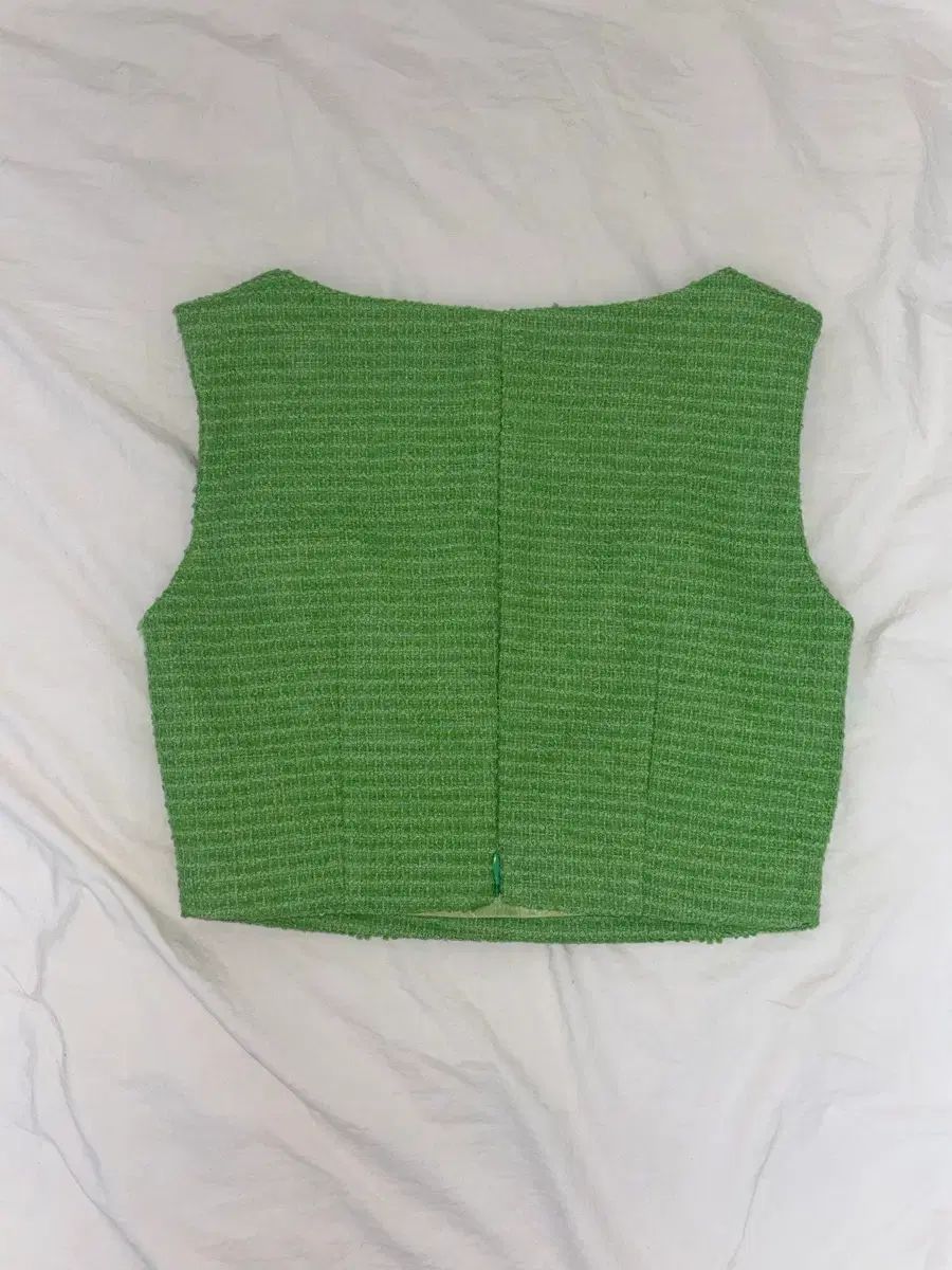 イヴァナヘルシンキ Kirsi ツイード ビスチェ S グリーン イヴァナヘルシンキ Kirsi ツイード ビスチェ S グリーン