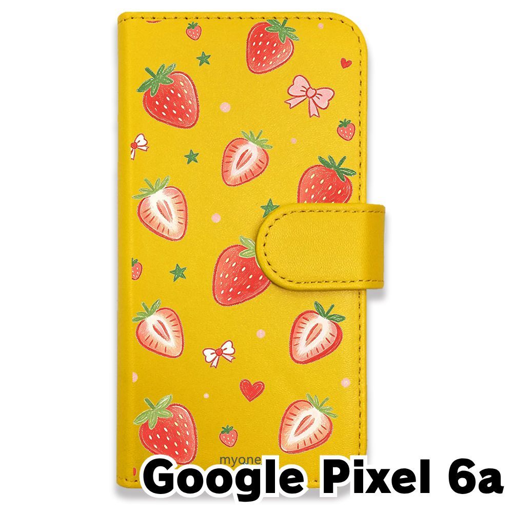 新品未使用】 Google Pixel 6a 手帳型スマホ ケース (色：イエロー